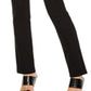 INC International Concepts Women's Pull on Straight Leg Pants Black Size 2