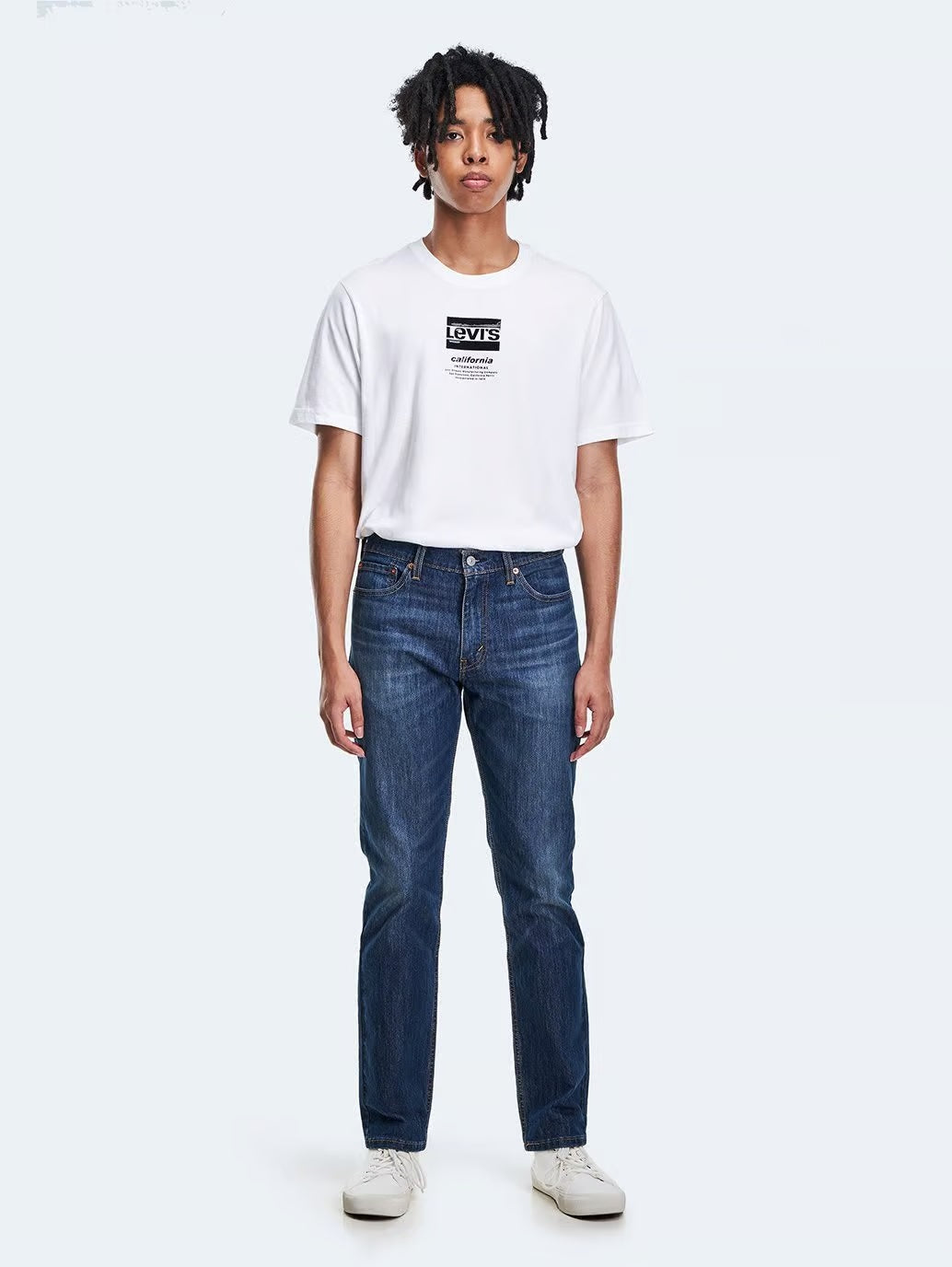 Levi's Men's 513 Slim Straight Fit Jeans Blue Size 34X32