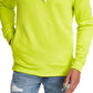 Guess Men's Logo Hoodie Green Size Small