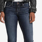 Silver Jeans Co. Women's Suki Curvy Fit Skinny Jeans Blue Size 27