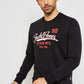Jack & Jones Men's Crew Neck Sweatshirt Black Size X-Large