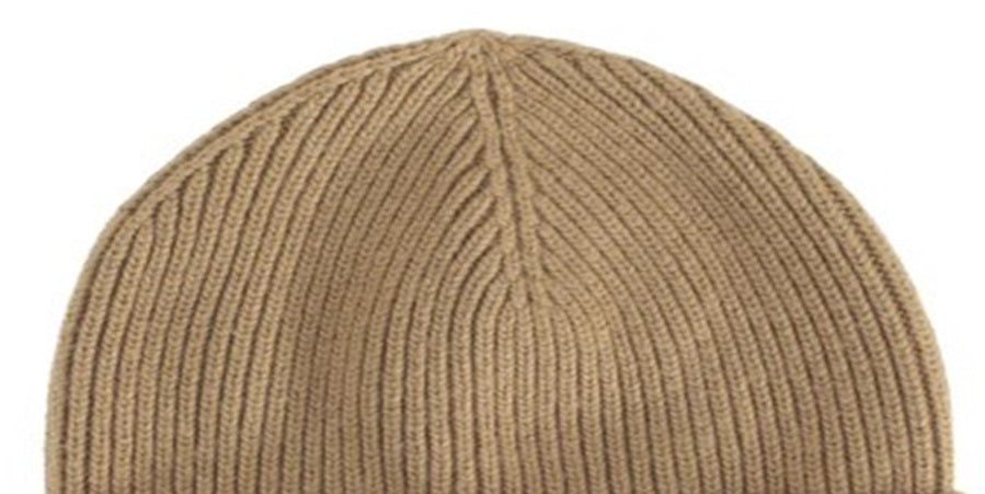 True Religion Men's Ribbed Knit Watchcap Brown Size Regular