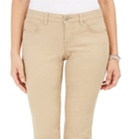 Style & Co Women's Petite Tummy-Control Bootcut Jeans Brown Size 8 P