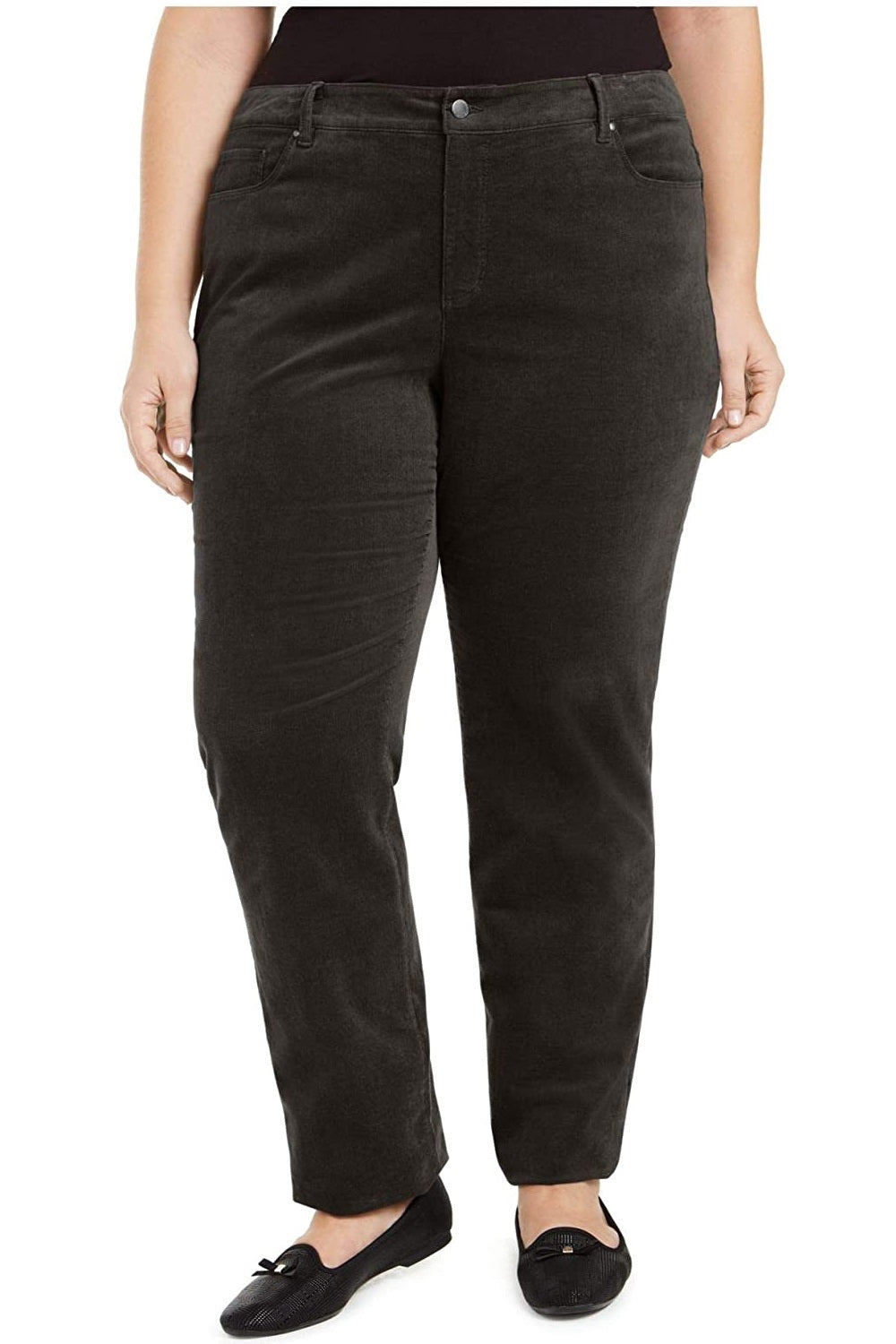 Charter Club Women's Chino Pants Black Size 8