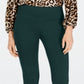 INC Iternational Concepts Women's Seamless Leggings Green Size 10 Petite