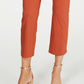 INC Iternational Concepts Women's Cropped Skinny Pants Brown Size 8 Petite