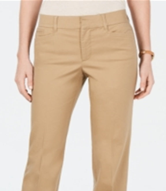 Charter Club Women's  Tummy Control Trouser Brown Size 4