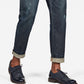 G-star Raw Men's Morry 3D Relaxed Tapered Fit Selvedge Jeans Blue Size 28X32
