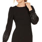 Calvin Klein Women's Embellished Sheath Dress Black Size 6