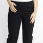 Style & Co Women's Avery Pull on Skimmer Jeans Black Size Medium