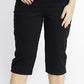 Style & Co Women's Avery Pull on Skimmer Jeans Black Size Medium