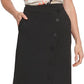 DKNY Women's Ponte Office Straight Skirt Black Size 8