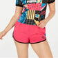 Puma Women's Clash Printed Cropped T-Shirt Black Size X-Large