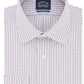 Eagle Men's Classic Regular Fit Non Iron Stretch Collar Check Dress Shirt Red Size XL
