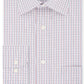 Eagle Men's Classic Regular Fit Non Iron Stretch Collar Check Dress Shirt Red Size XL