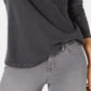 Style & Co Women's Cotton Thermal Top Gray Size Petite L
