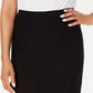 Charter Club Women's Pull on Tummy Control Skirt Black Size 10