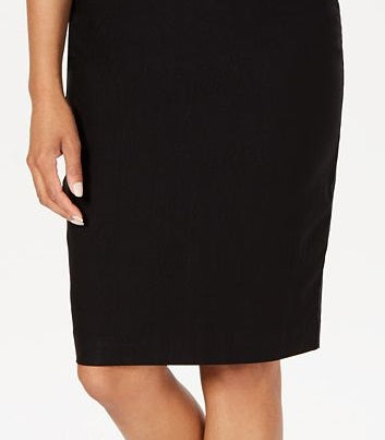 Charter Club Women's Pull on Tummy Control Skirt Black Size 10