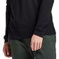 Timberland Men's Linear Logo Graphic Long Sleeve T-Shirt Black Size X-Large