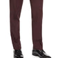 Bar III Men's Slim Fit Active Stretch Solid Suit Pants Red Size 31x32