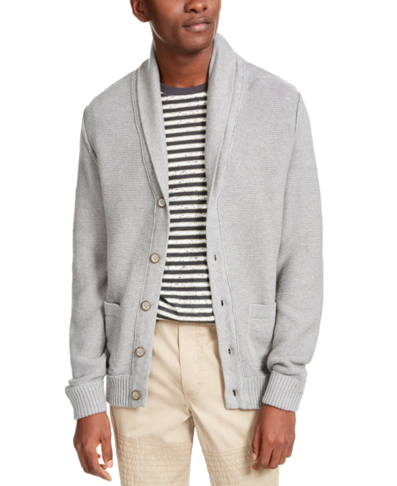 American Rag Men's Links Cardigan Gray Size XX-Large