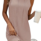 Sleeveless Hooded Drawstring Maxi Dress with Pockets