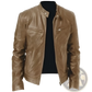 PU Leather Jacket Slim Leather Jacket