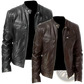 PU Leather Jacket Slim Leather Jacket
