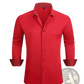 Slim Fit Wrinkle Resistant Contrast Trim Dress Shirt