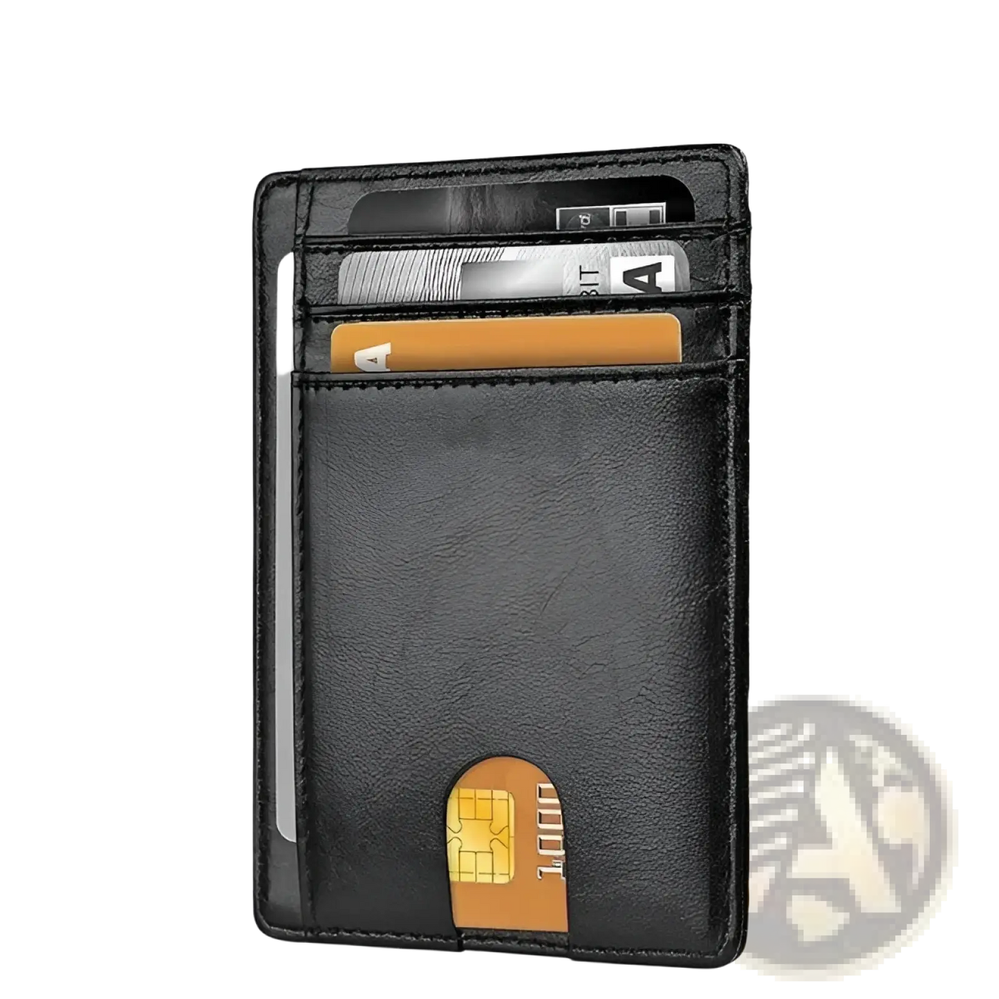 Slim Leather Rfid Blocking Card Holder Wallet