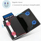 Slim Rfid Carbon Fiber Pop Up Card Wallet with Money Clip