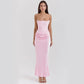 Satin Strapless Backless Mermaid Evening Gown
