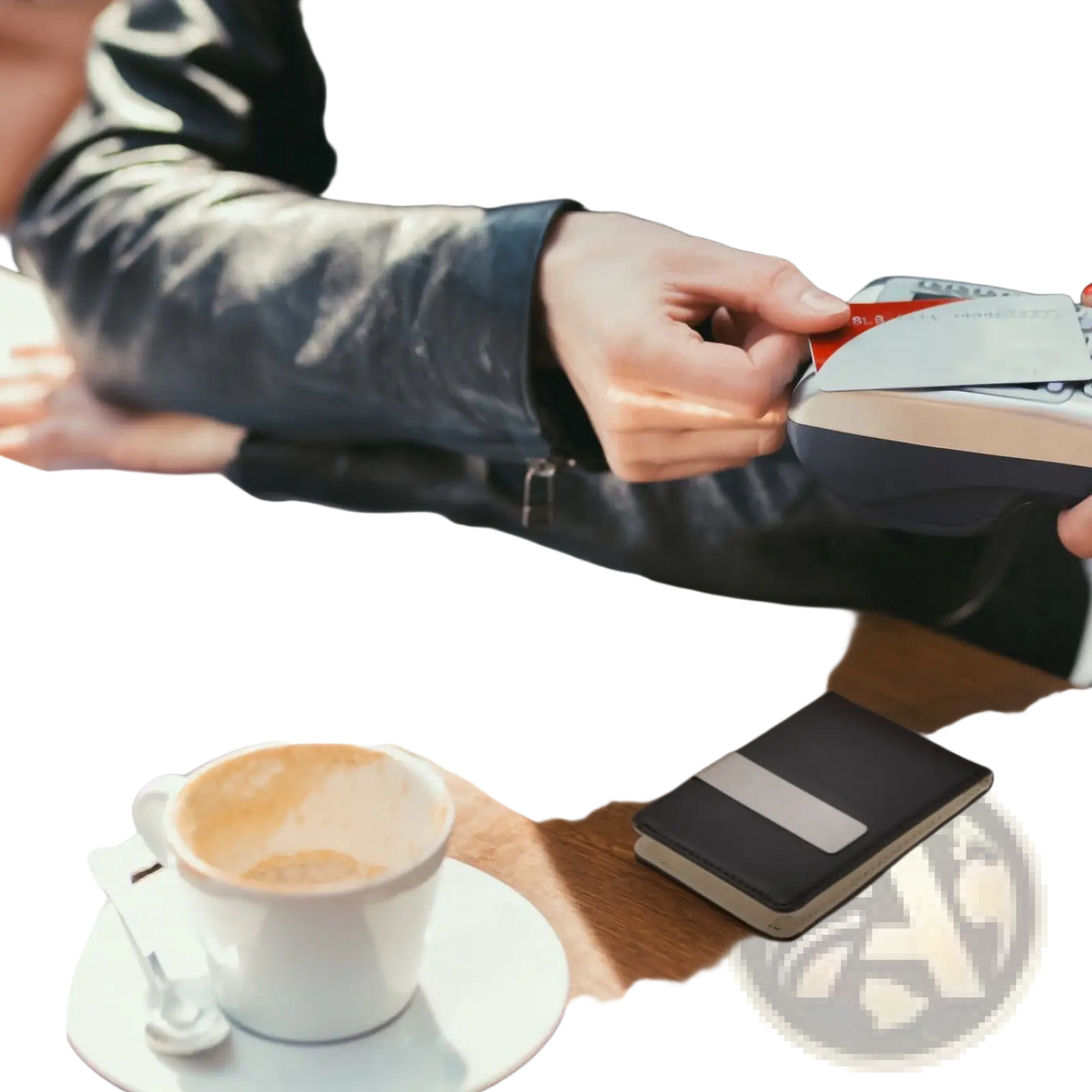 Slim Unisex Pu Leather Wallet with Metal Money Clip