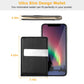 Slim Unisex Pu Leather Wallet with Metal Money Clip