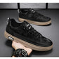 Men's Casual Suede and Leather Slip-on Sneakers