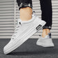 Men's Casual Suede and Leather Slip-on Sneakers