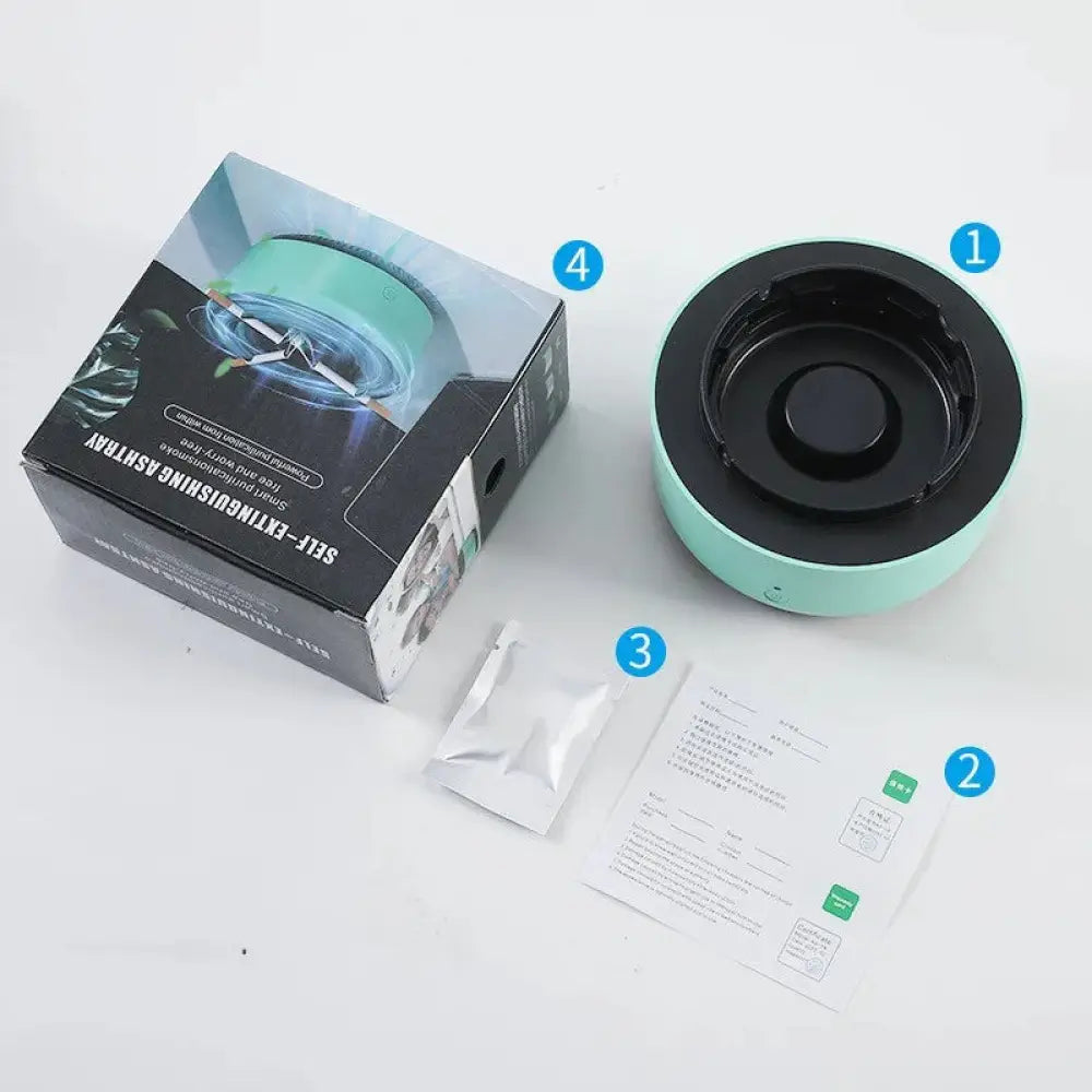 Anion Smart Smoke Purifying Portable Ashtray