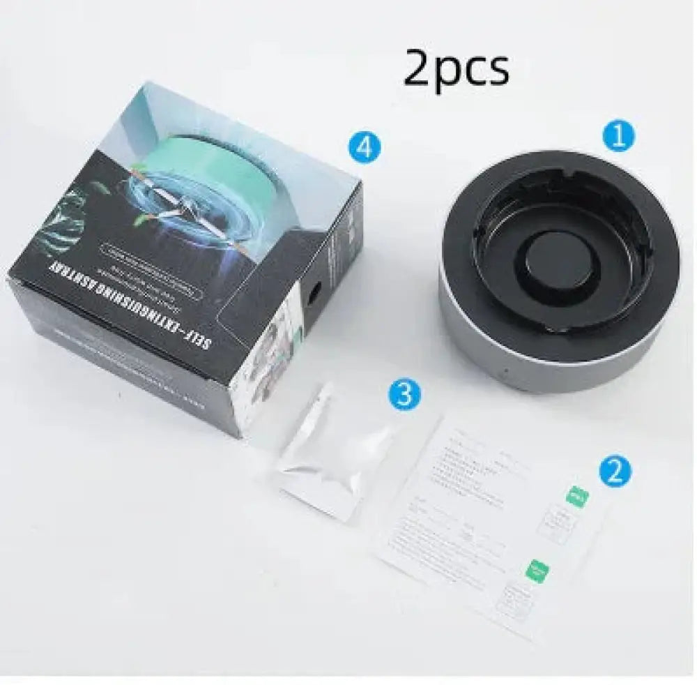 Anion Smart Smoke Purifying Portable Ashtray