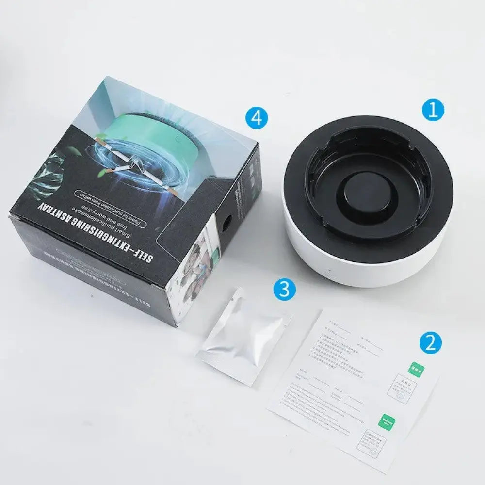 Anion Smart Smoke Purifying Portable Ashtray