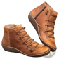 Snake Print Wedge Ankle Boots for Women