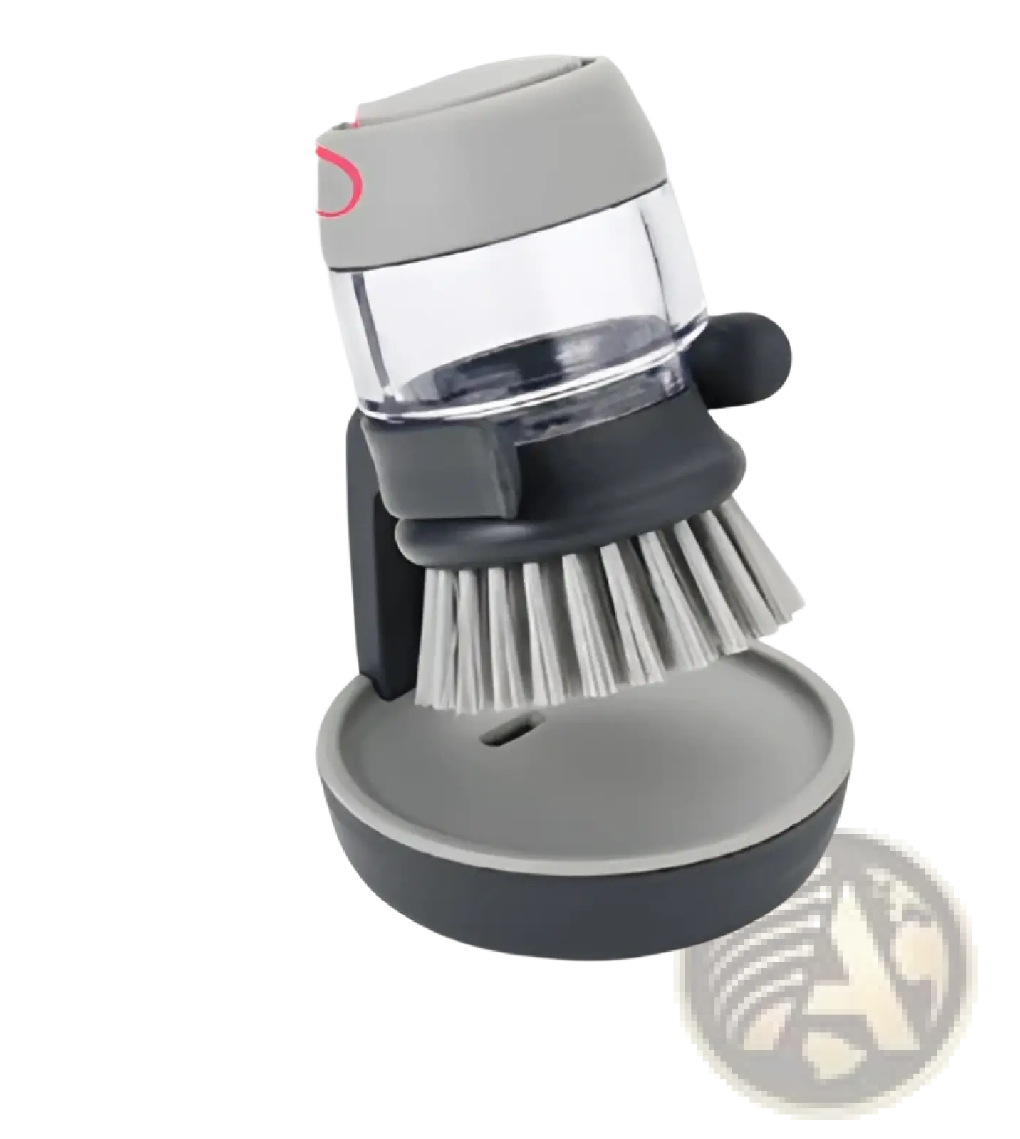 Soap Dispensing Dish Brush with Non Slip Storage Base