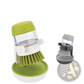 Soap Dispensing Dish Brush with Non Slip Storage Base