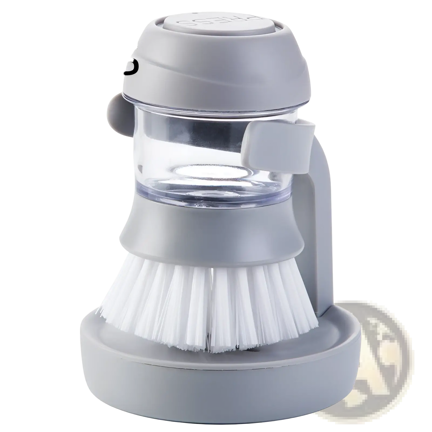Soap Dispensing Dish Brush with Non Slip Storage Base