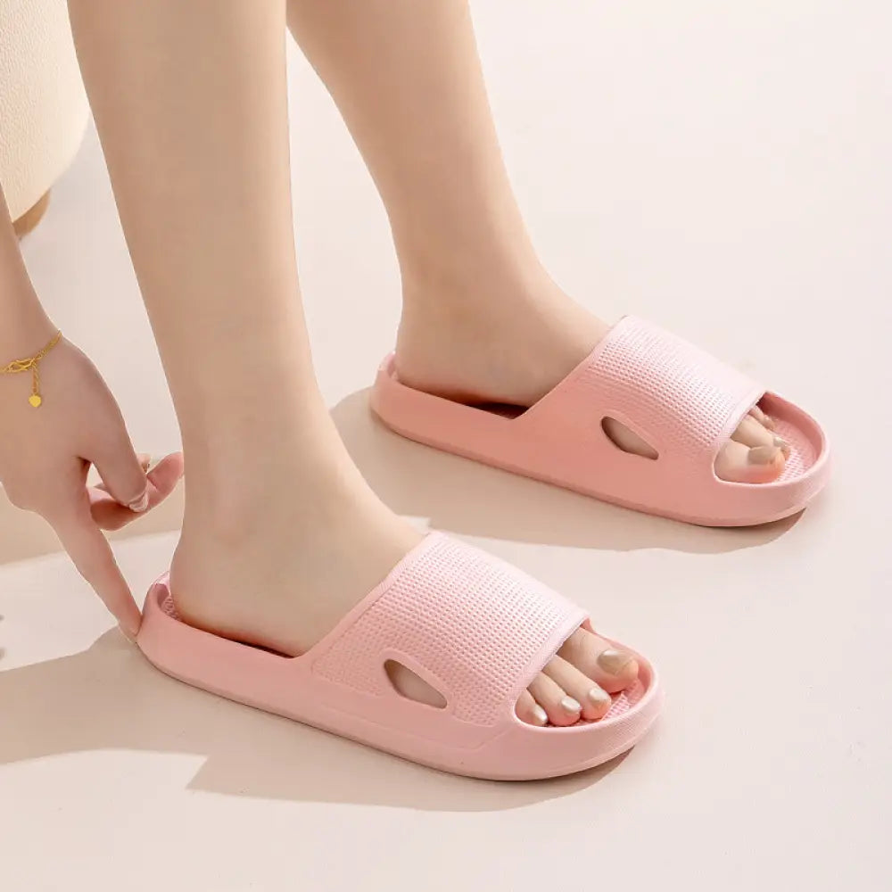 Thick Sole Non Slip Cushioned Home Slides