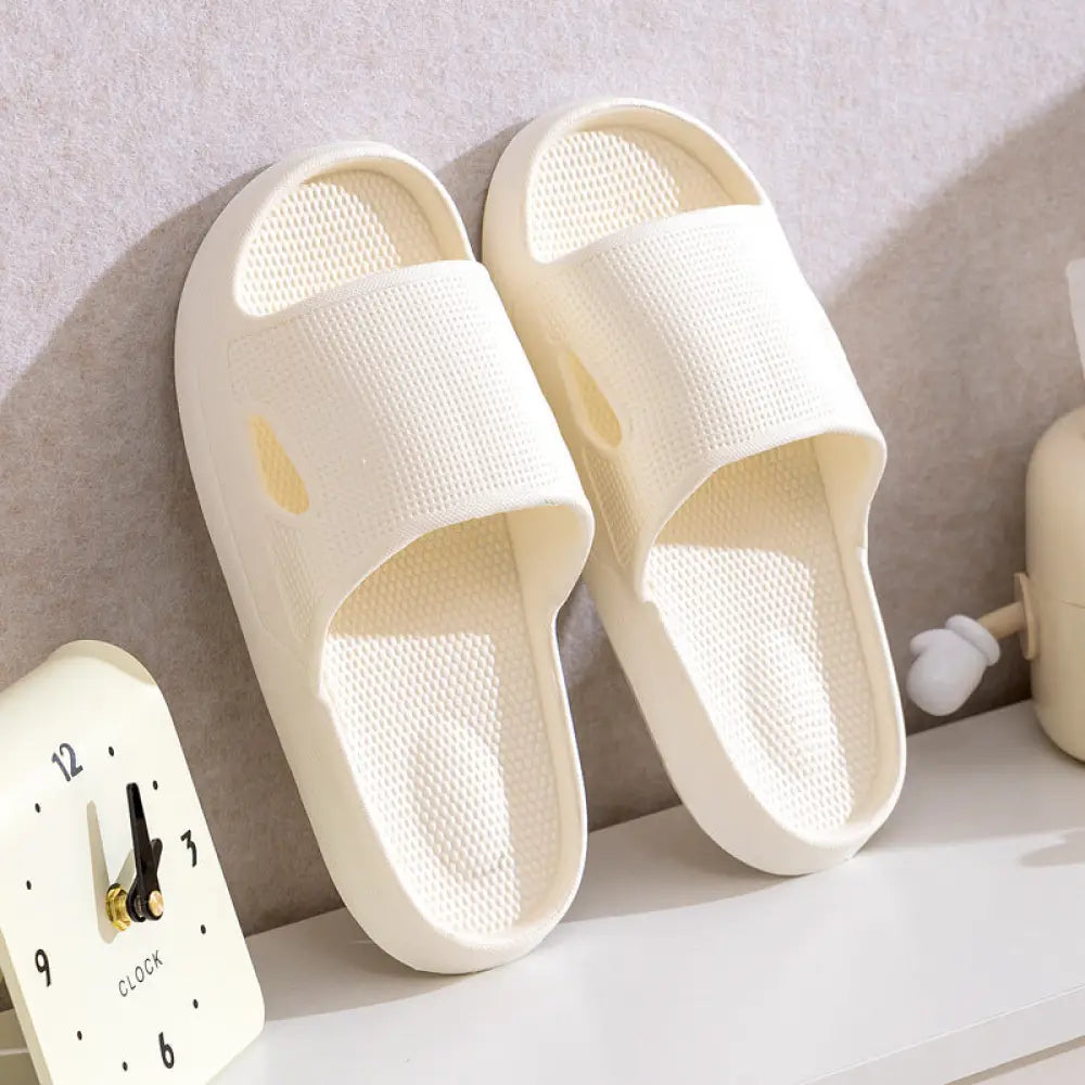 Thick Sole Non Slip Cushioned Home Slides
