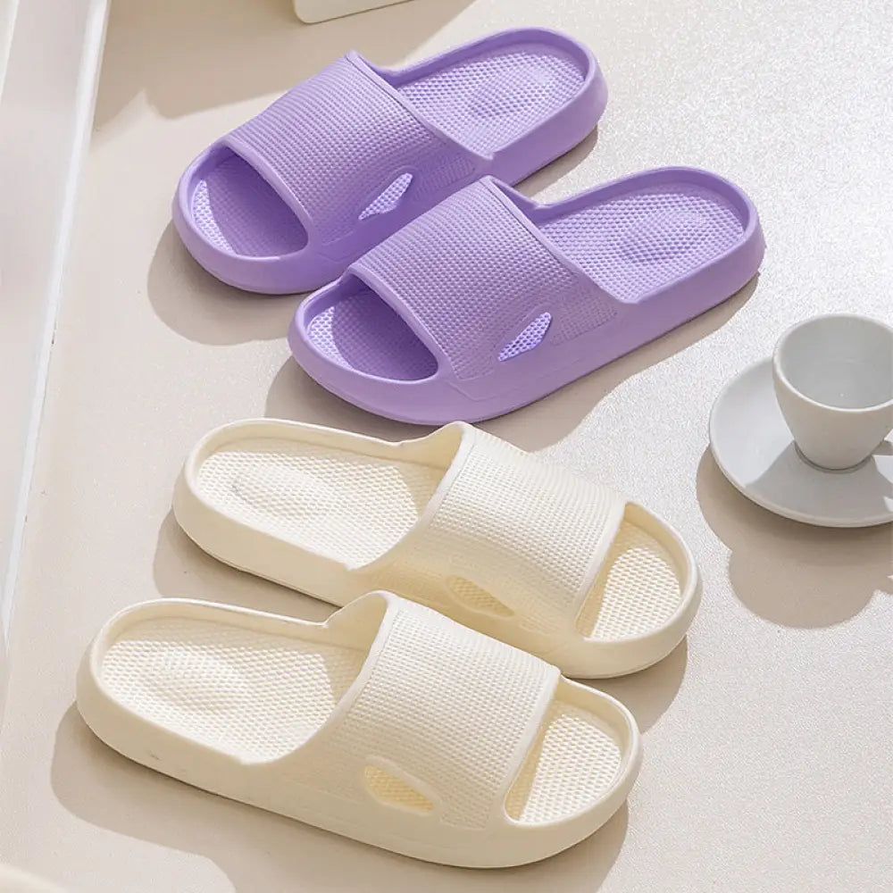 Thick Sole Non Slip Cushioned Home Slides