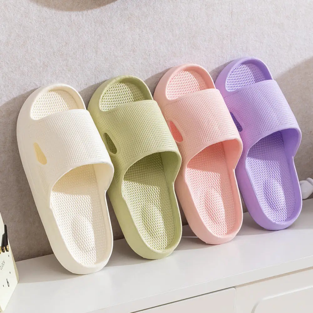 Thick Sole Non Slip Cushioned Home Slides