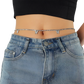 Sparkling Butterfly Waist Chain with Rhinestone Accents