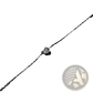 Sparkling Solitaire Moissanite Silver Chain Bracelet