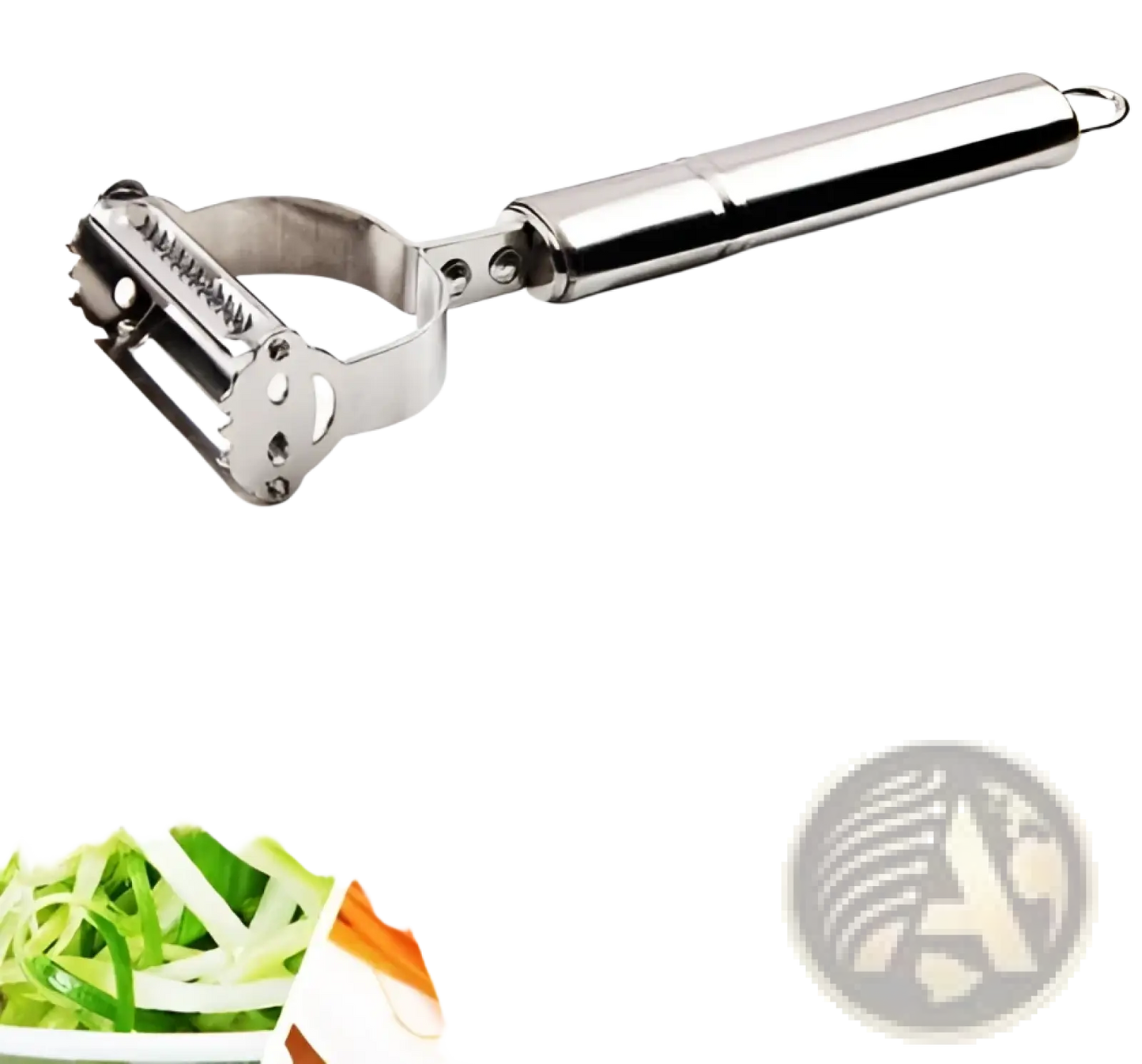 Stainless Steel 2 in 1 Potato Peeler and Julienne Grater